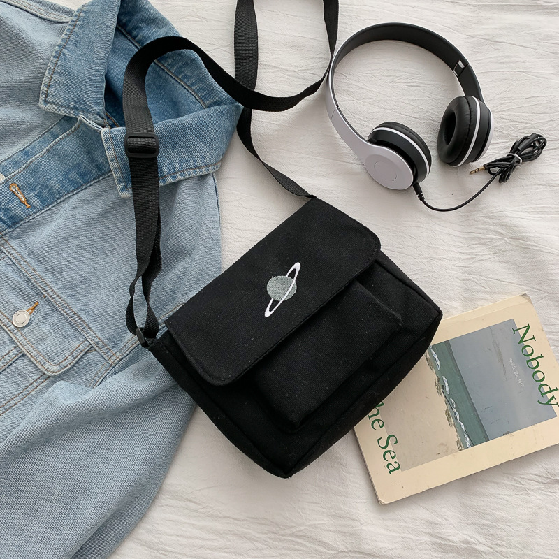 Casual Crossbody Messenger Bag | Planet Saturn, Astrological / Astronomical Design