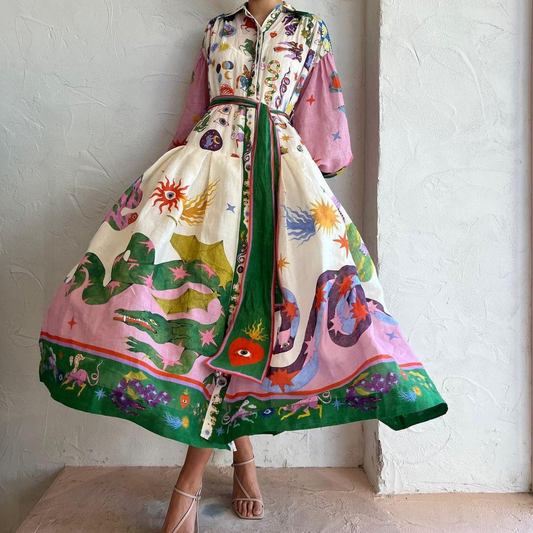 All Seeing Eye Spiritual Dress | Evil Eye, Colorful, Aesthetic