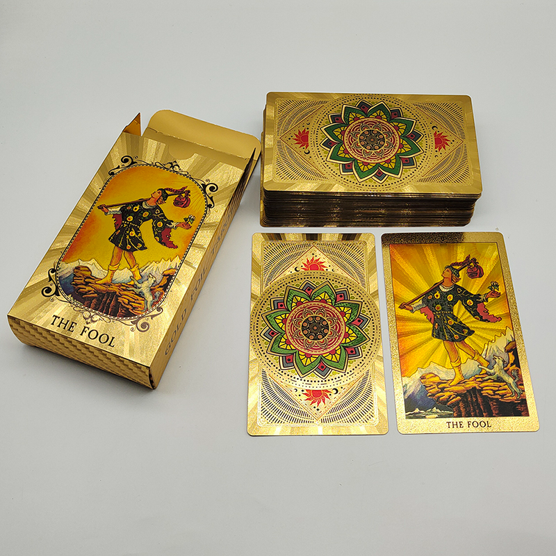 Premium Gold Mandala Tarot Card Deck | Rider-Waite-Smith