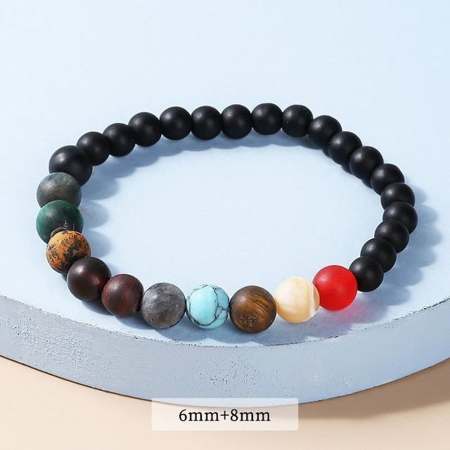 Solar System Bracelet | Aesthetic Beaded Celestial Bracelet