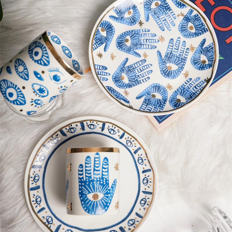 Evil Eye, Hamsa Dinner Plates | Nazar Kitchen and Dinnerware Accessories