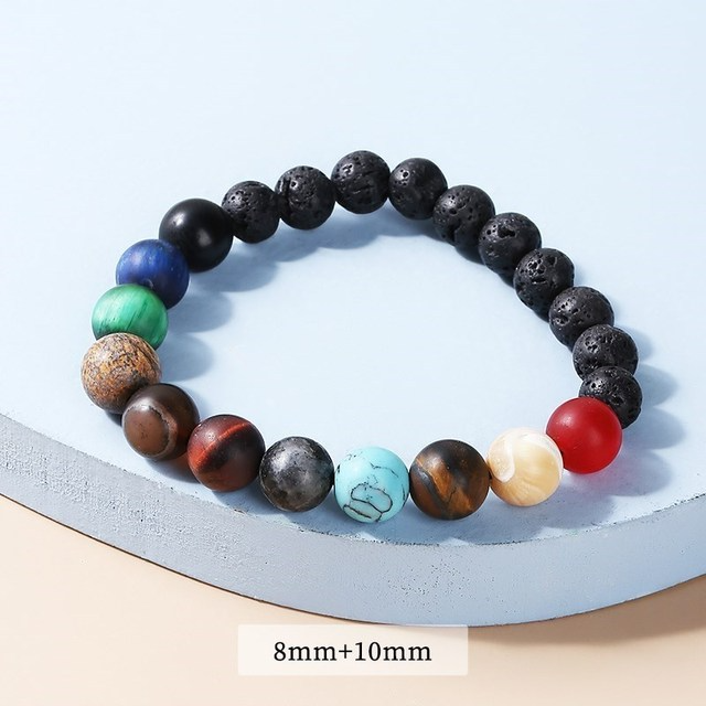 Solar System Bracelet | Aesthetic Beaded Celestial Bracelet