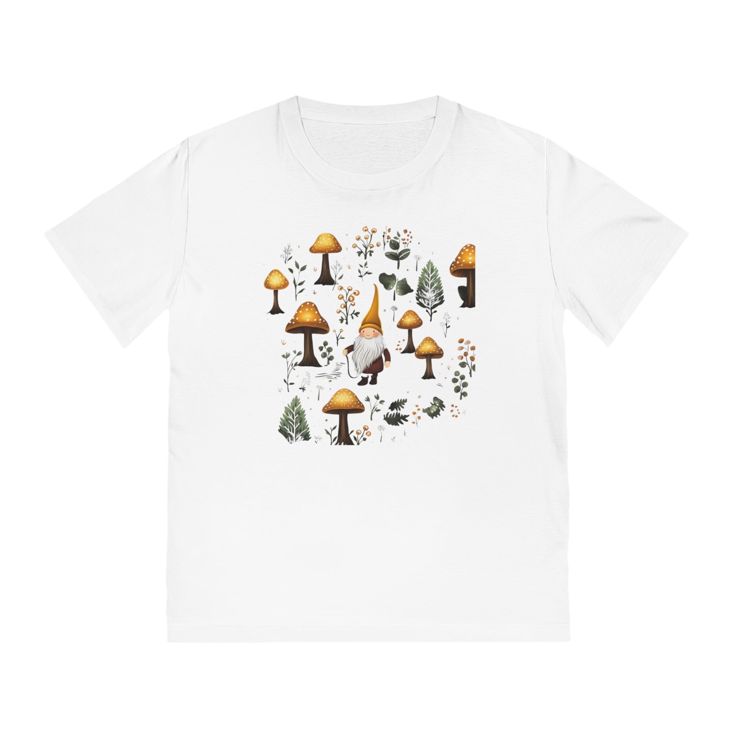 Gnome in the Dark Forest Organic Unisex T-Shirt