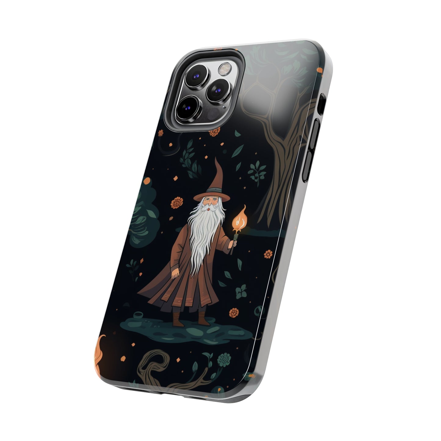 Wizard in the Dark Forest Tough iPhone Cases | Impact-Resistance, Anti-Shock Phone Case and Accessory | Premium Spiritual Design