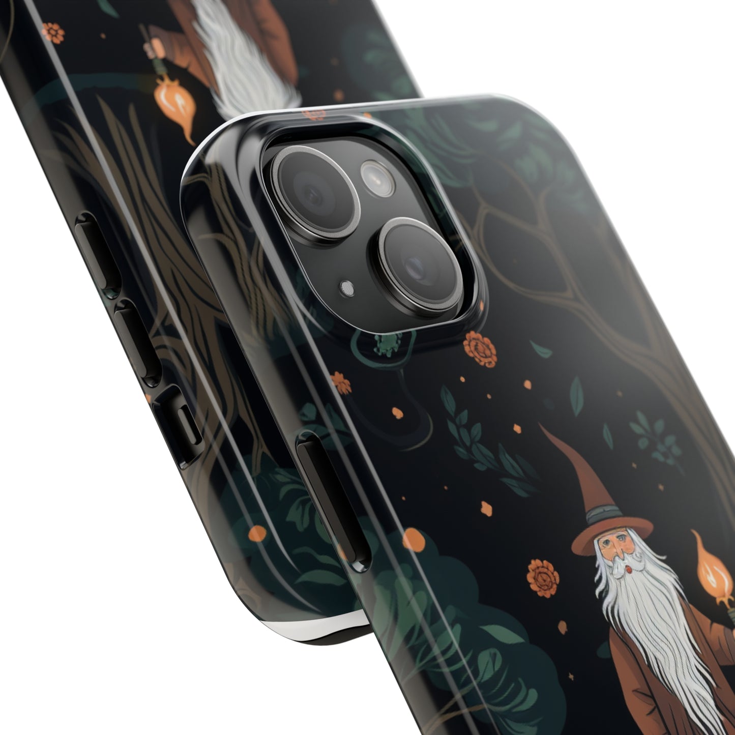 Wizard in the Dark Forest Tough iPhone Cases | Impact-Resistance, Anti-Shock Phone Case and Accessory | Premium Spiritual Design