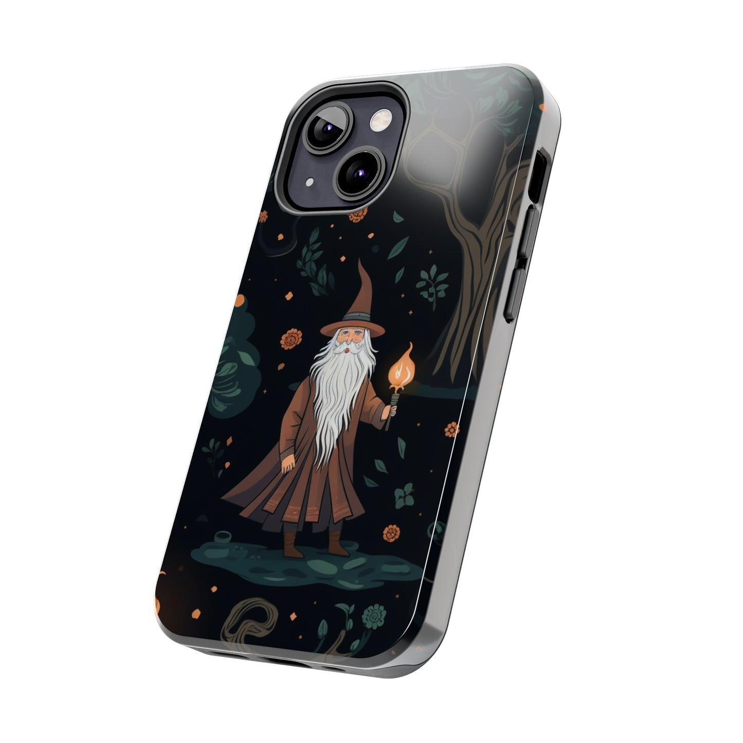 Wizard in the Dark Forest Tough iPhone Cases | Impact-Resistance, Anti-Shock Phone Case and Accessory | Premium Spiritual Design