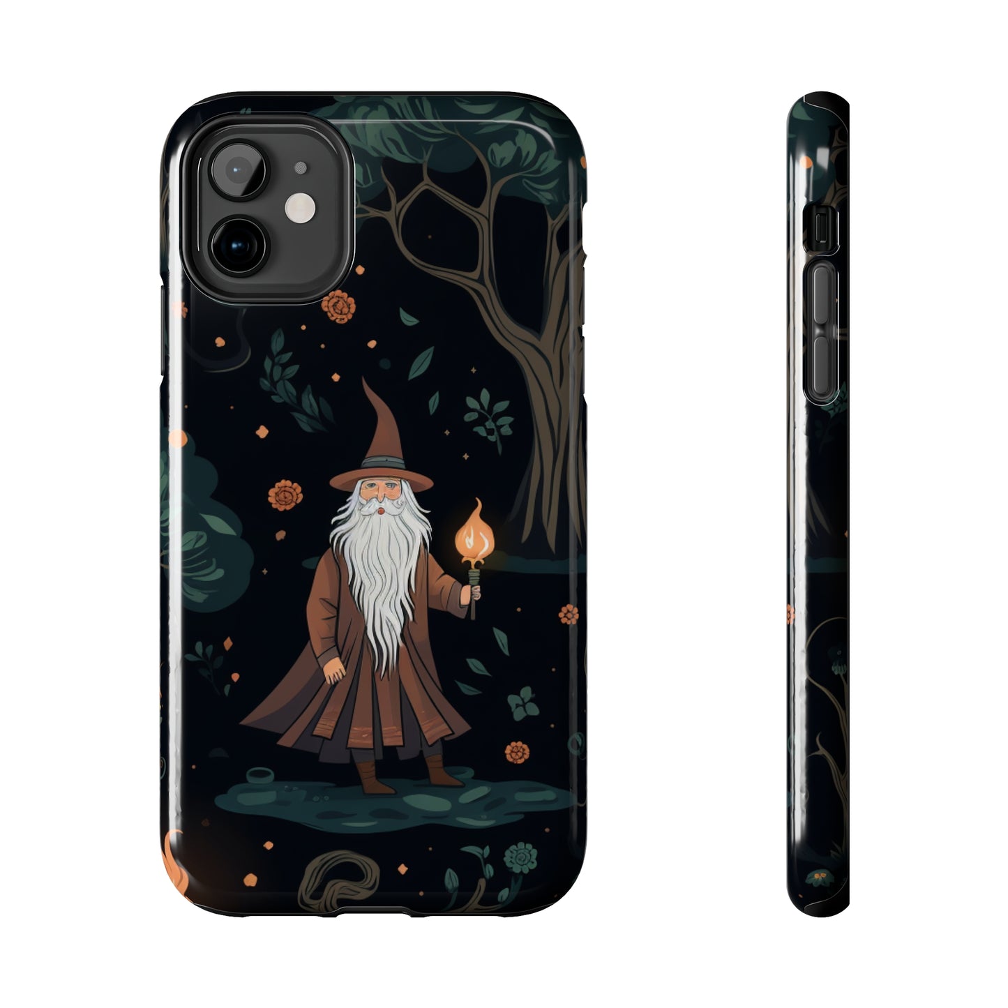 Wizard in the Dark Forest Tough iPhone Cases | Impact-Resistance, Anti-Shock Phone Case and Accessory | Premium Spiritual Design