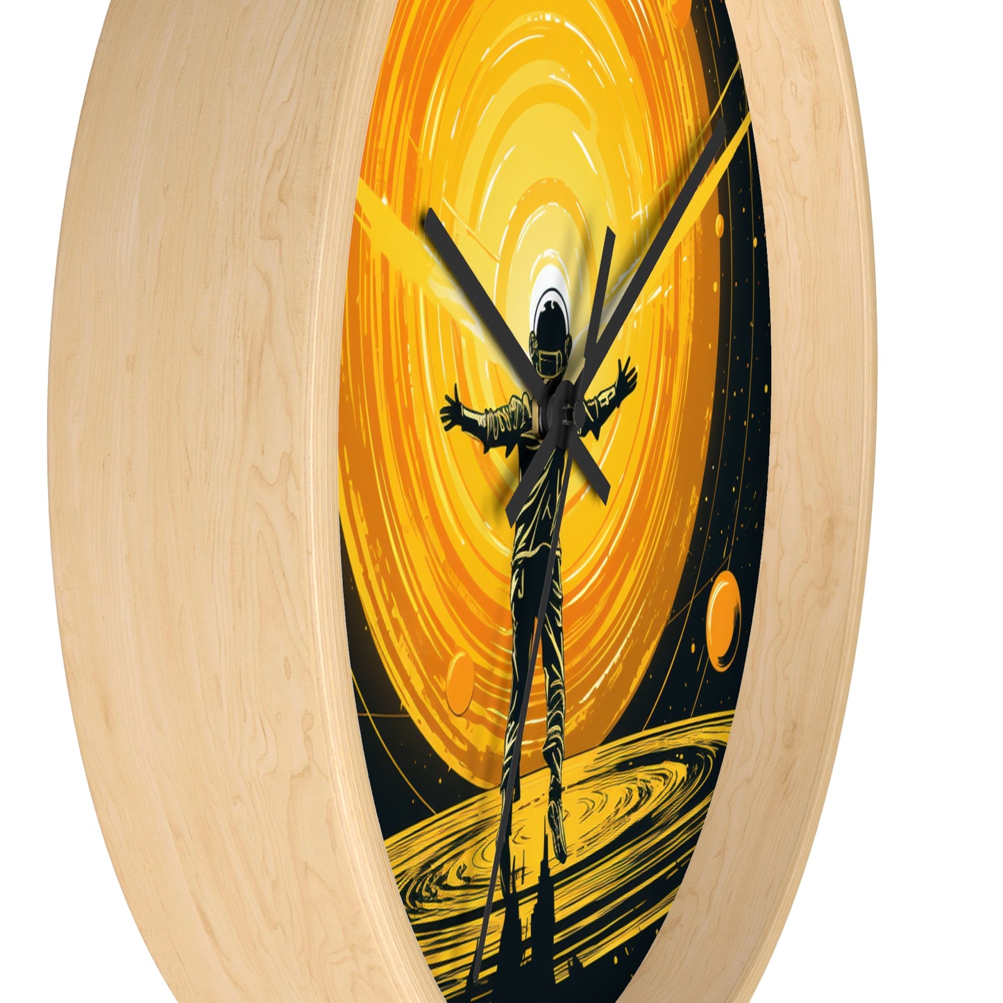 Cosmic, Celestial 'Spaceman' Wall Clock | Astronomy, Planet, and Galaxies themed Home Decor and Accessories