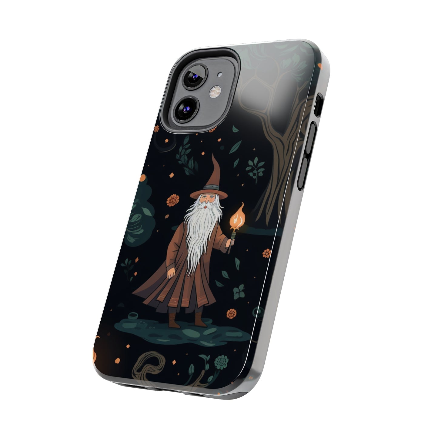 Wizard in the Dark Forest Tough iPhone Cases | Impact-Resistance, Anti-Shock Phone Case and Accessory | Premium Spiritual Design