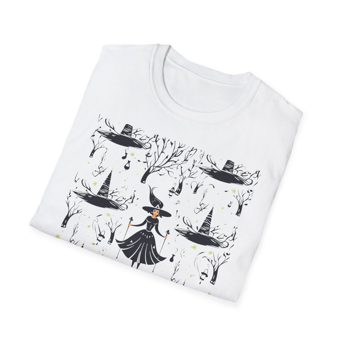 Witch in the Dark Forest Unisex Softstyle T-Shirt | Witchy Apparel