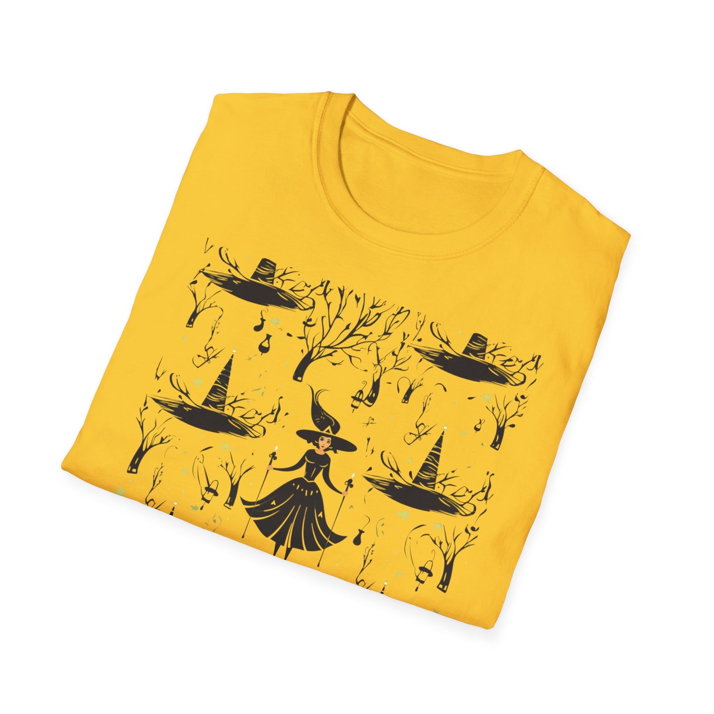 Witch in the Dark Forest Unisex Softstyle T-Shirt | Witchy Apparel