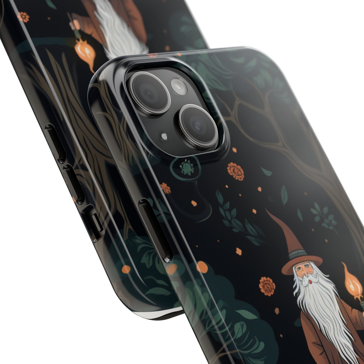 Wizard in the Dark Forest Tough iPhone Cases | Impact-Resistance, Anti-Shock Phone Case and Accessory | Premium Spiritual Design