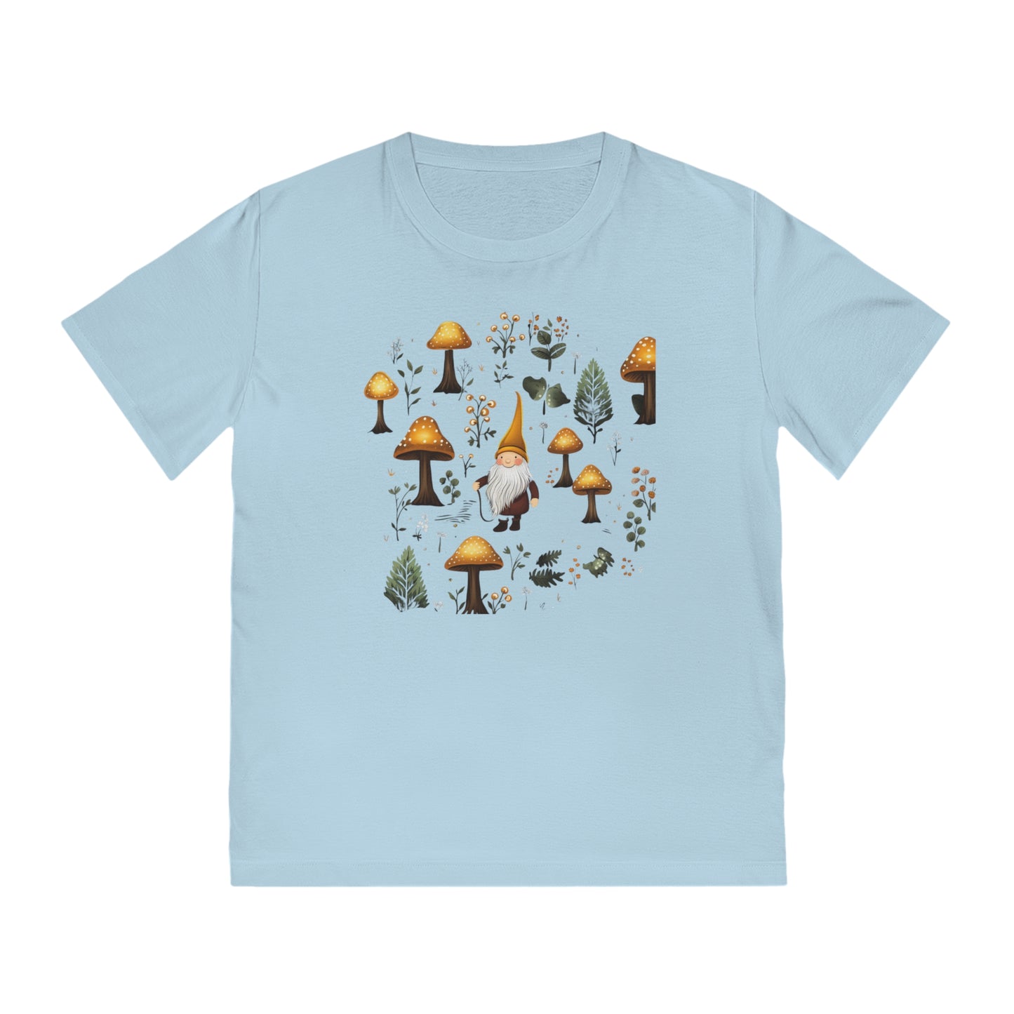 Gnome in the Dark Forest Organic Unisex T-Shirt
