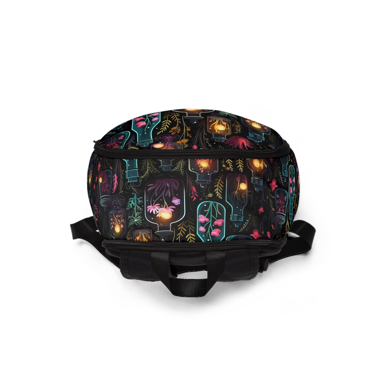 Dark Forest Witchy Unisex Fabric Backpack | Potions, Tinctures | Waterproof