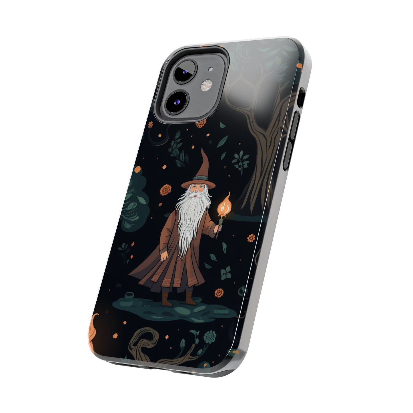 Wizard in the Dark Forest Tough iPhone Cases | Impact-Resistance, Anti-Shock Phone Case and Accessory | Premium Spiritual Design