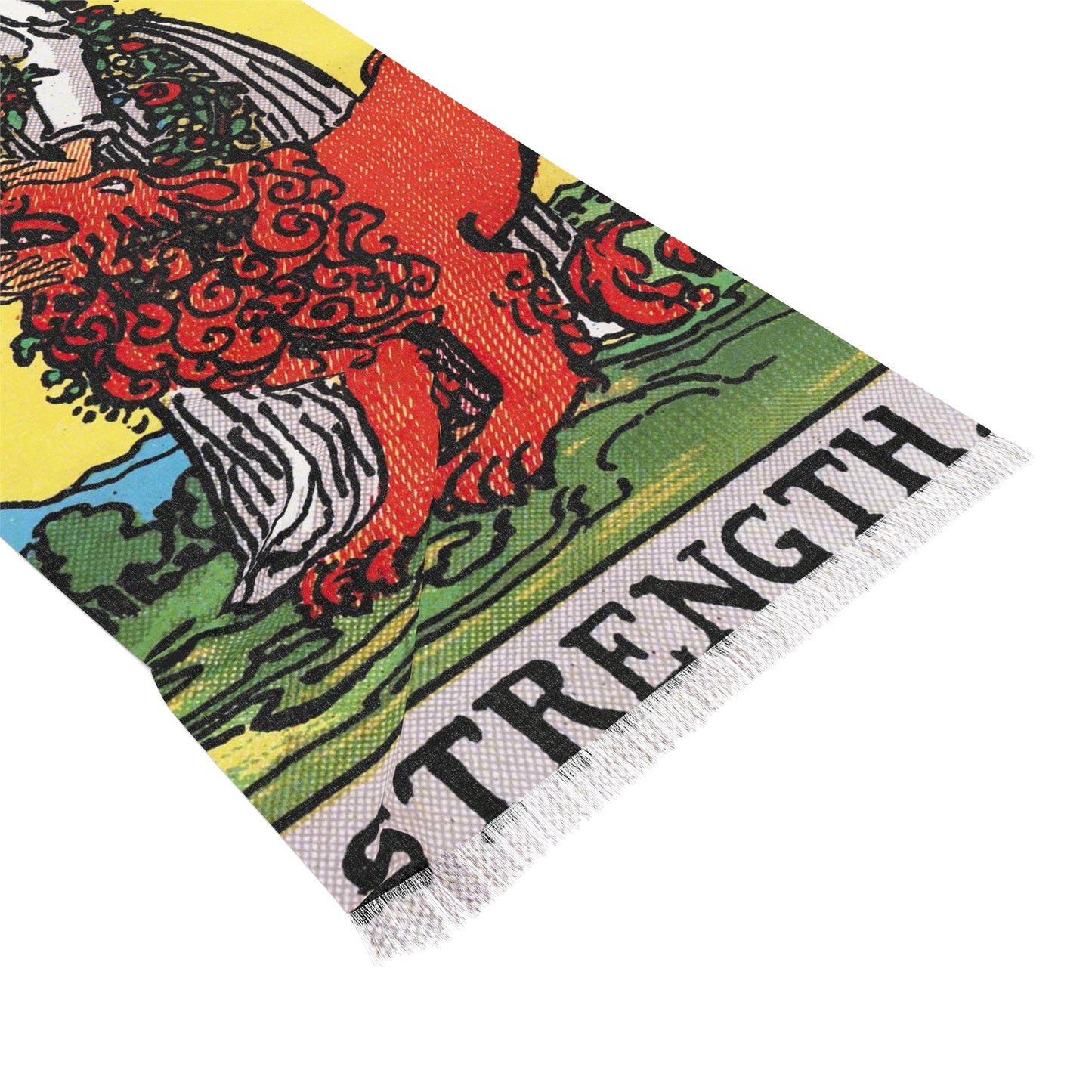 Strength Tarot Card Light Scarf | Major Arcana, Rider-Waite-Smith Accessories