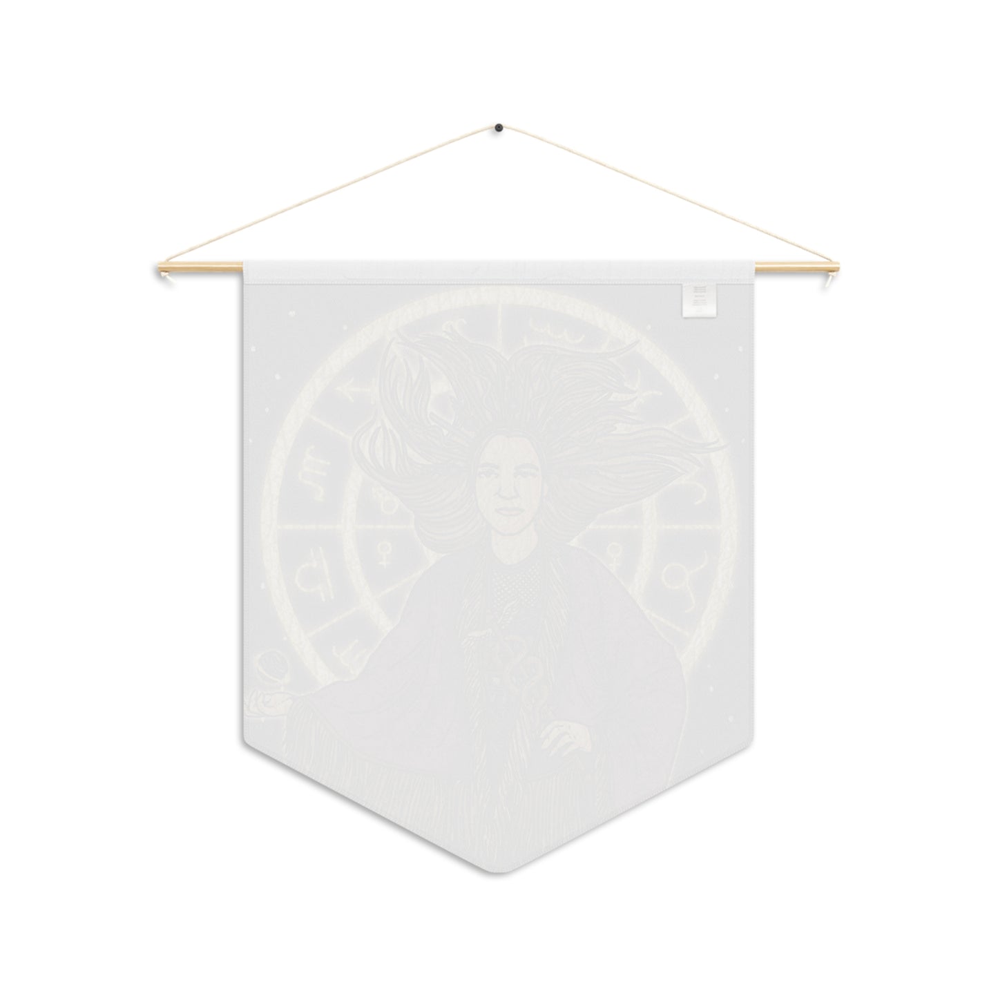 Astrogirl Tarot Card Hanging Wall Pennant | Astrology-themed Spiritual Hanging Wall Decor