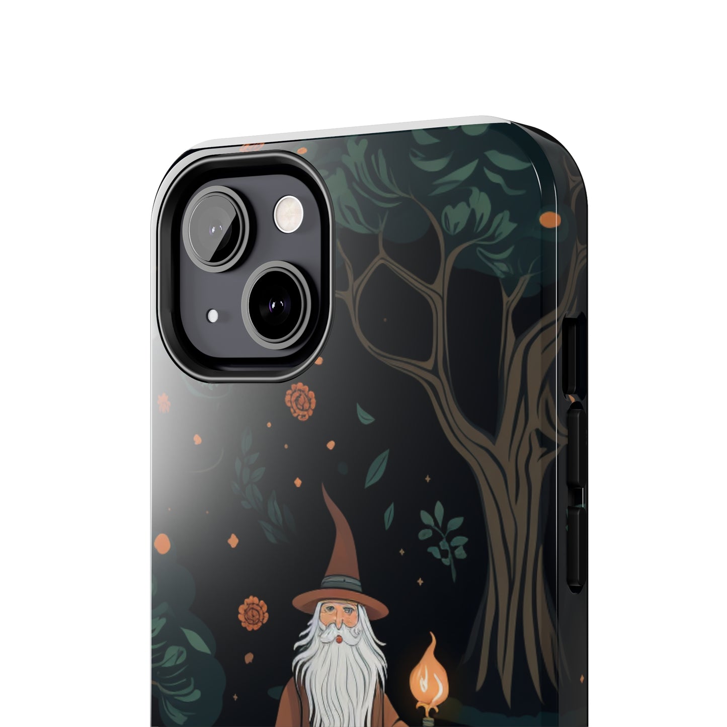 Wizard in the Dark Forest Tough iPhone Cases | Impact-Resistance, Anti-Shock Phone Case and Accessory | Premium Spiritual Design