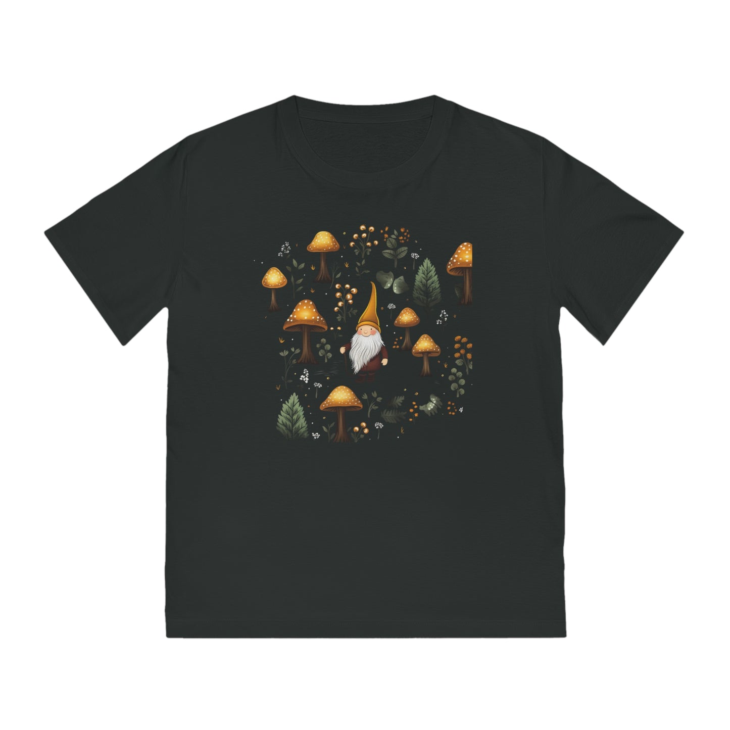 Gnome in the Dark Forest Organic Unisex T-Shirt