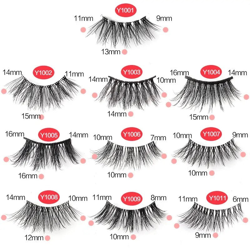 Premium Half Faux Eyelashes | Natural Soft Fake Beauty Lashes