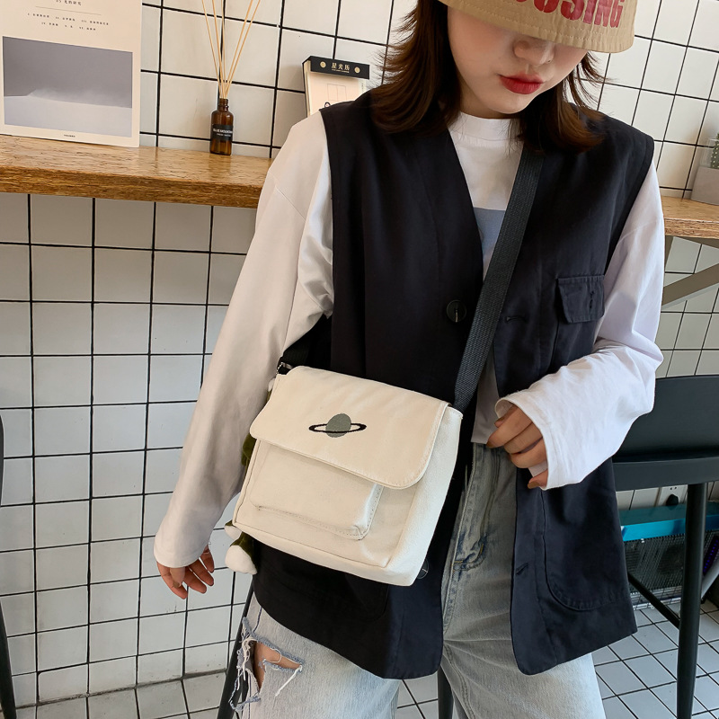 Casual Crossbody Messenger Bag | Planet Saturn, Astrological / Astronomical Design