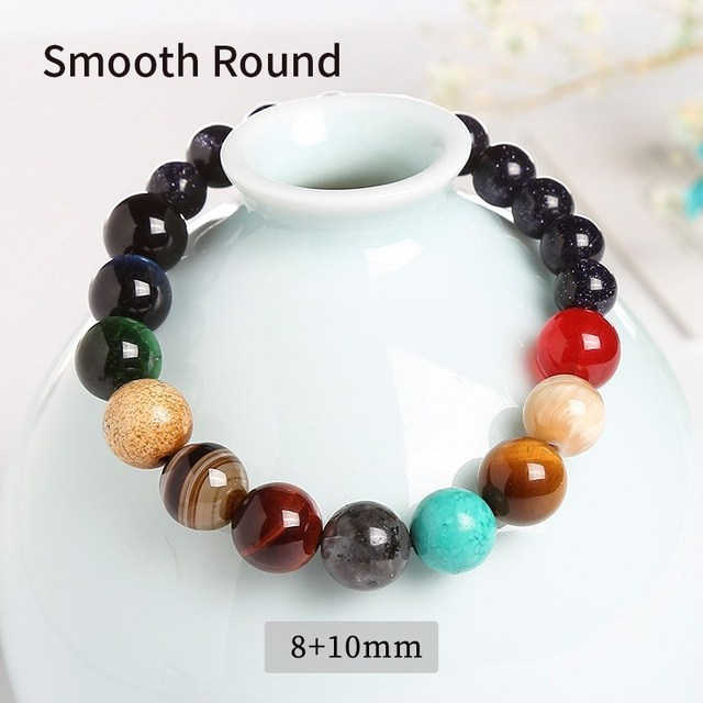 Solar System Bracelet | Aesthetic Beaded Celestial Bracelet
