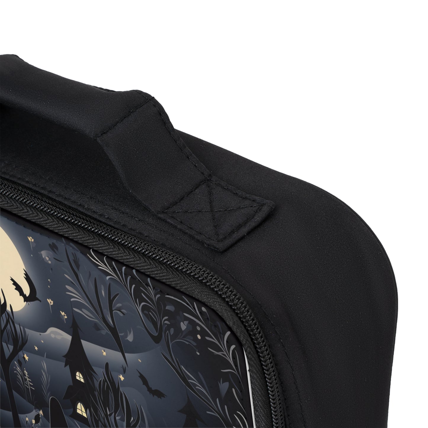Witchy Themed Lunch Bag | Full Moon, Bats in the Dark Forest