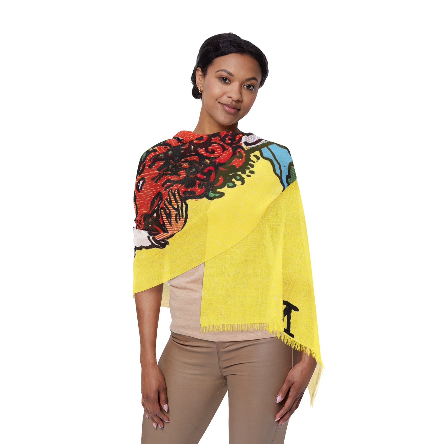 Strength Tarot Card Light Scarf | Major Arcana, Rider-Waite-Smith Accessories