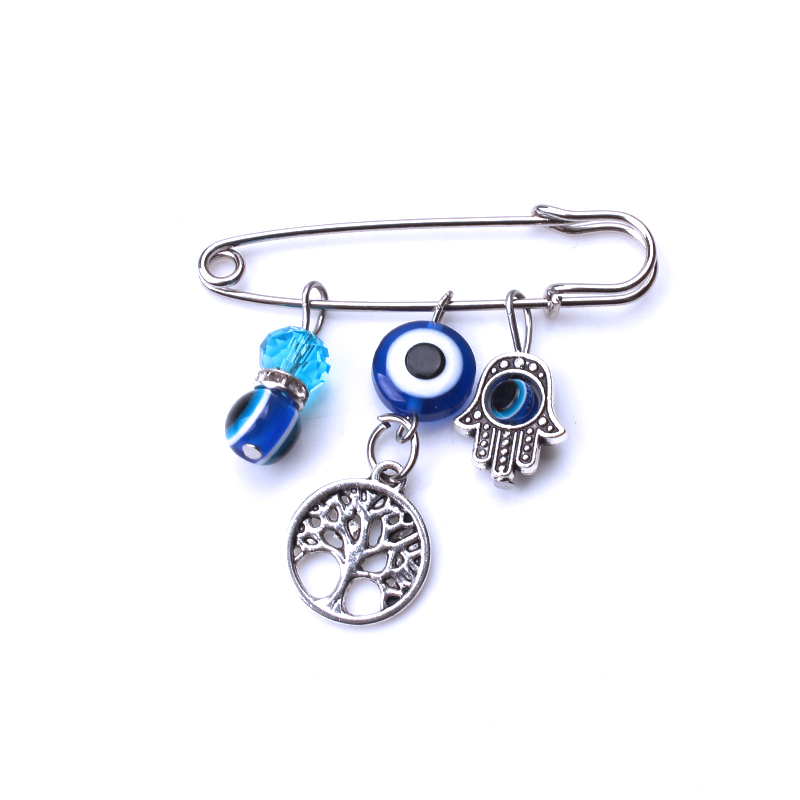 Evil Eye - Hand of Fatima Brooch | Protection Hamsa Accessory