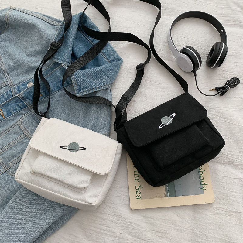 Casual Crossbody Messenger Bag | Planet Saturn, Astrological / Astronomical Design