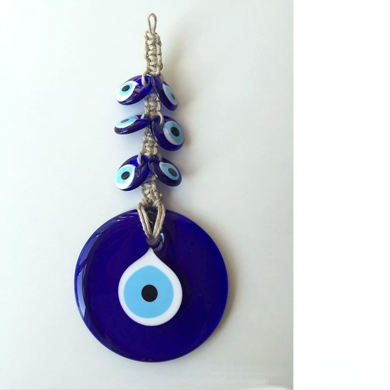 Evil Eye Handmade Rope Ornament - Pendant | Nazar Accessories