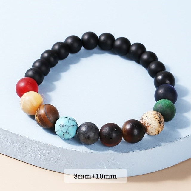 Solar System Bracelet | Aesthetic Beaded Celestial Bracelet