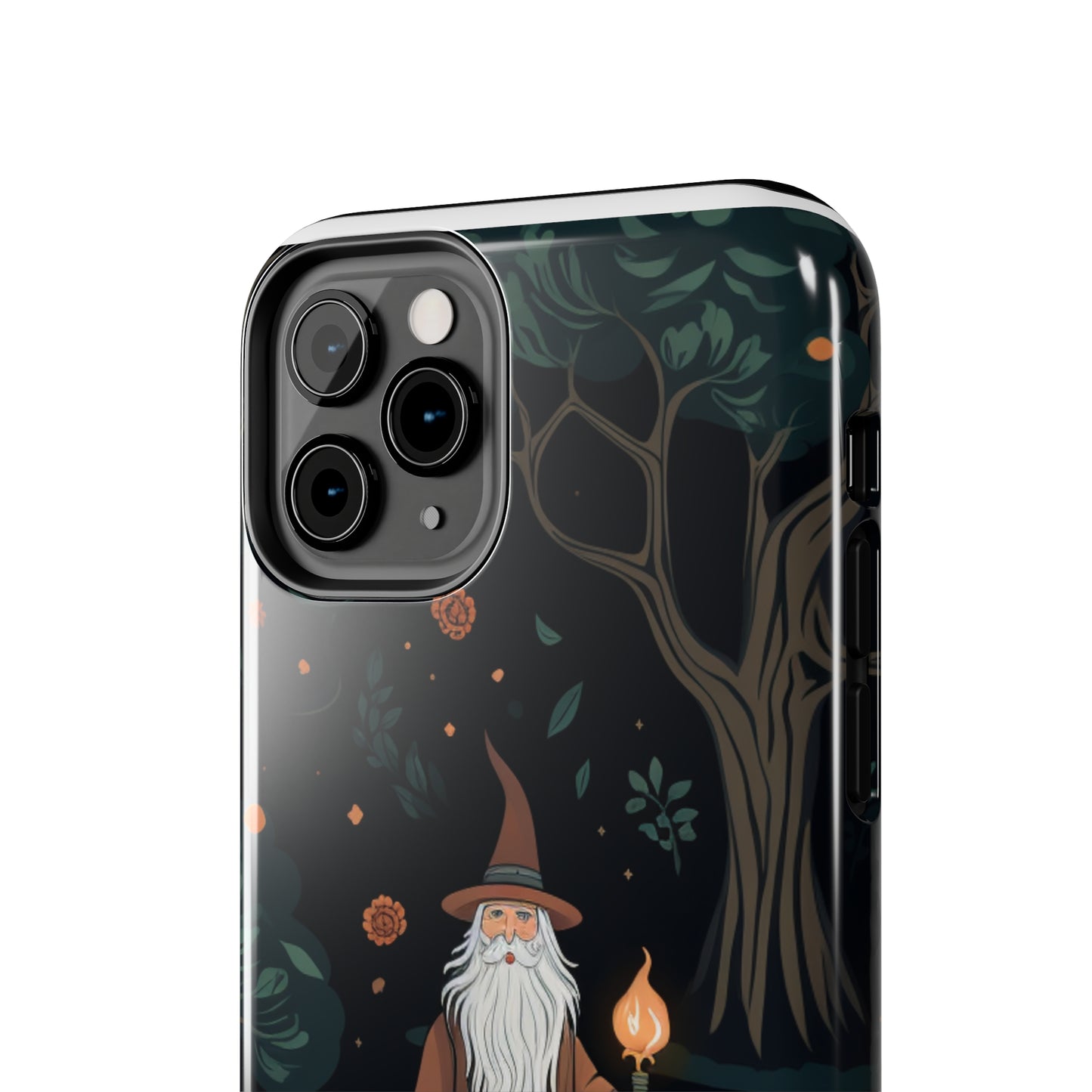 Wizard in the Dark Forest Tough iPhone Cases | Impact-Resistance, Anti-Shock Phone Case and Accessory | Premium Spiritual Design