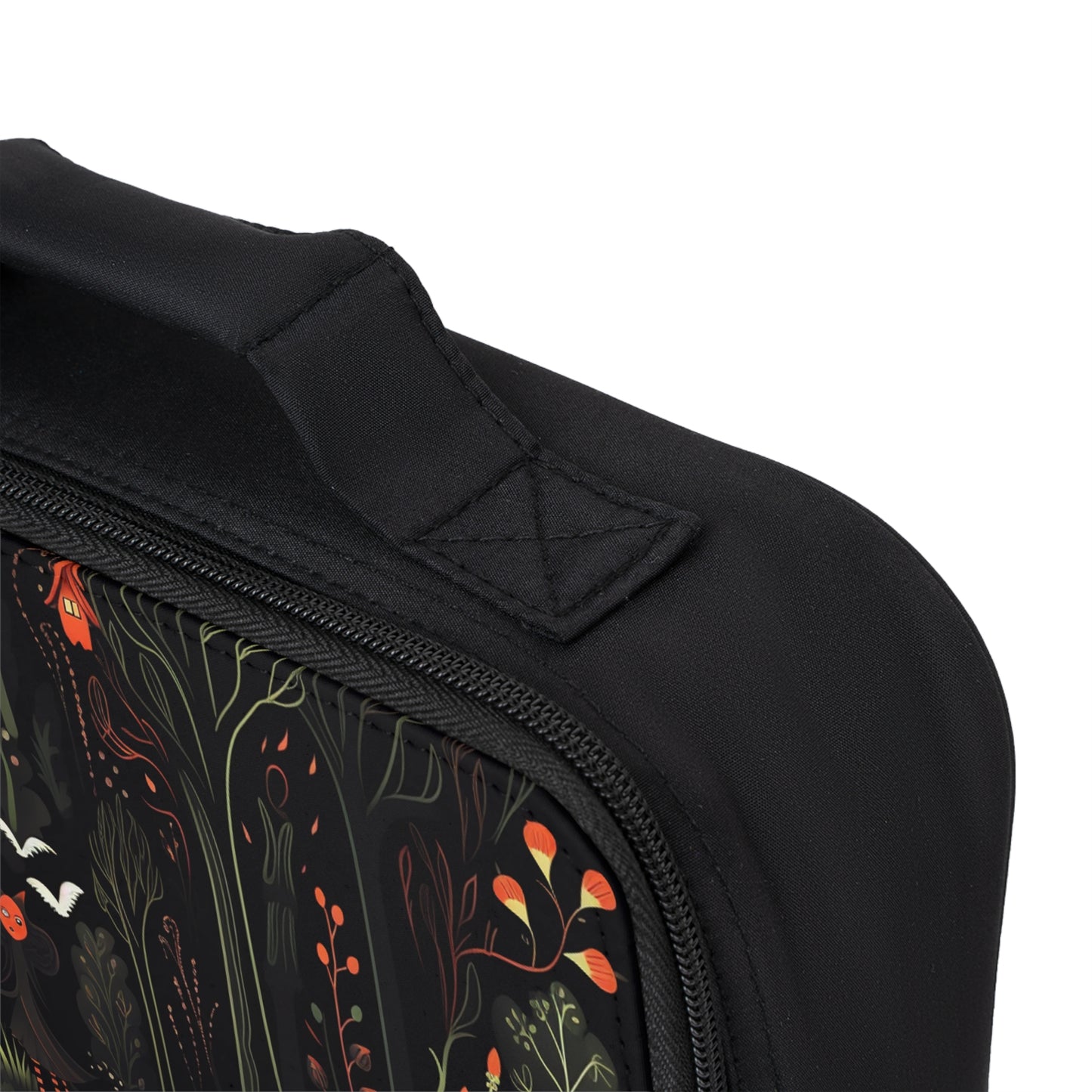 Witch in the Dark Forest Zipper Lunch Bag | Foliage, Witchy Homes
