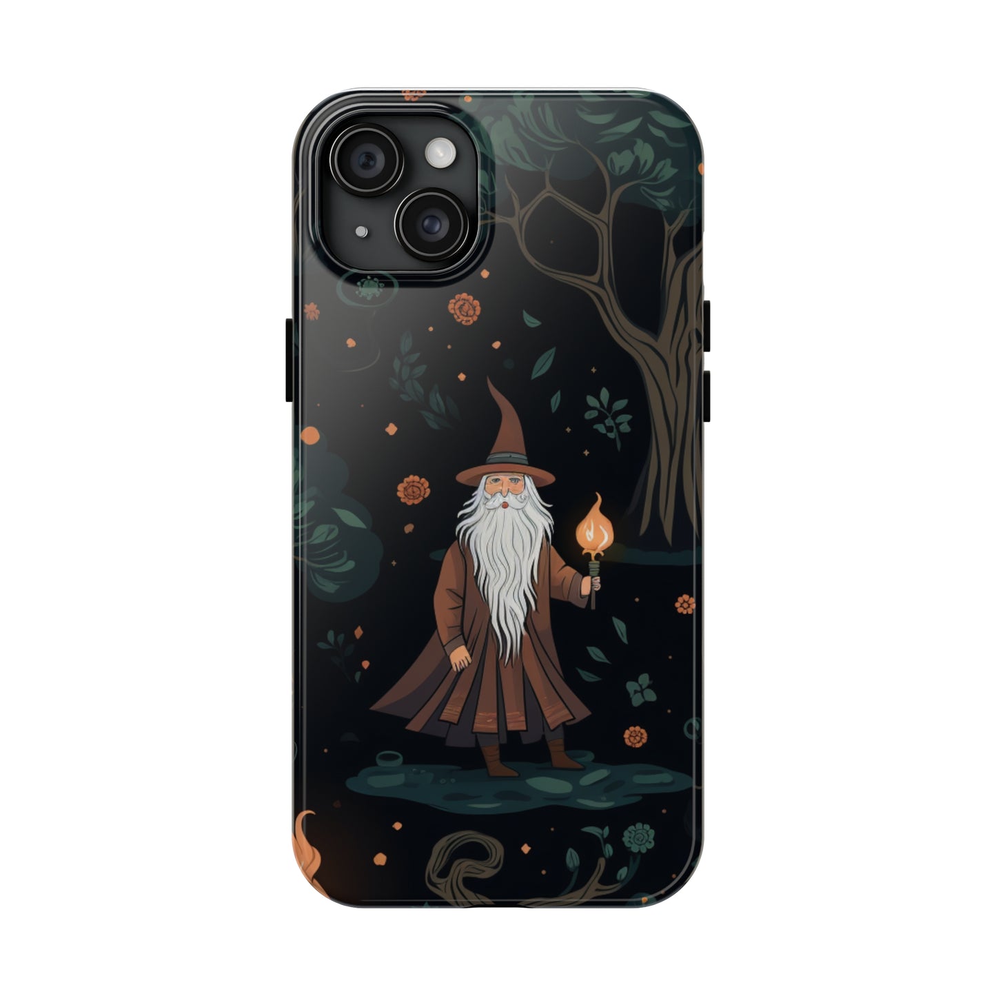 Wizard in the Dark Forest Tough iPhone Cases | Impact-Resistance, Anti-Shock Phone Case and Accessory | Premium Spiritual Design