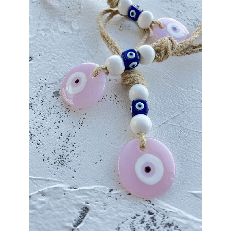 Evil Eye Handmade Rope Ornament - Pendant | Nazar Accessories