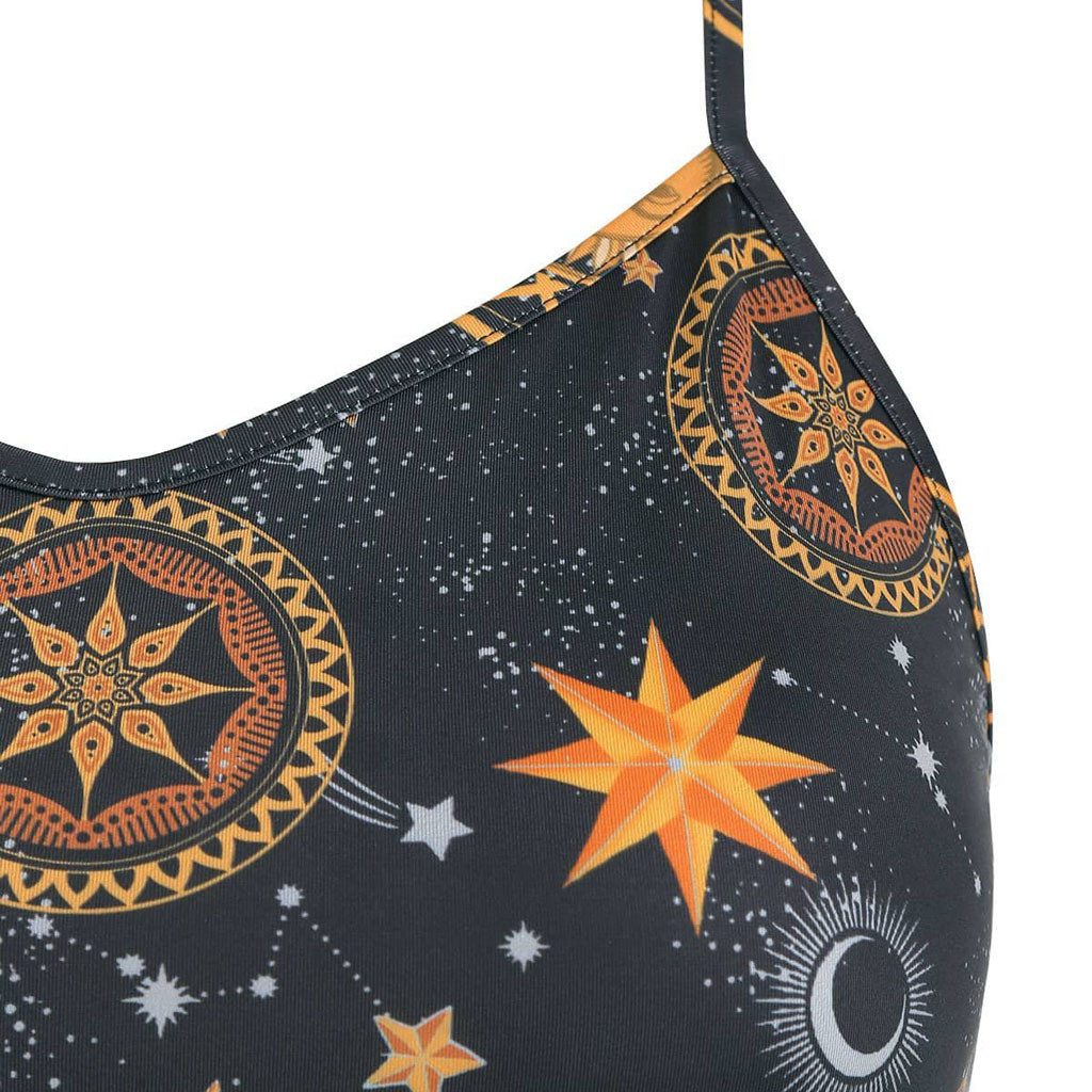 Starry Celestial Summer / Beach Dress | Gothic, Whimsigoth Style - Aesthetic