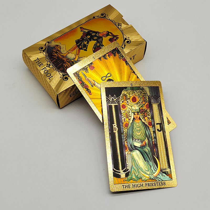 Premium Gold Mandala Tarot Card Deck | Rider-Waite-Smith