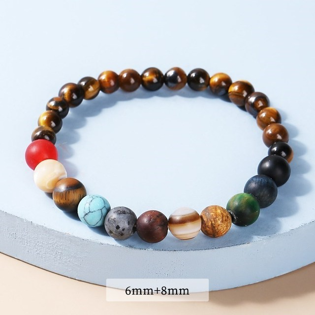 Solar System Bracelet | Aesthetic Beaded Celestial Bracelet
