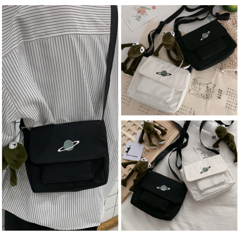 Casual Crossbody Messenger Bag | Planet Saturn, Astrological / Astronomical Design