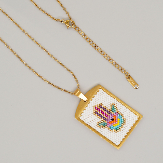 Handmade Beaded Evil Eye Necklace | Stylish Hamsa Spiritual Jewelry