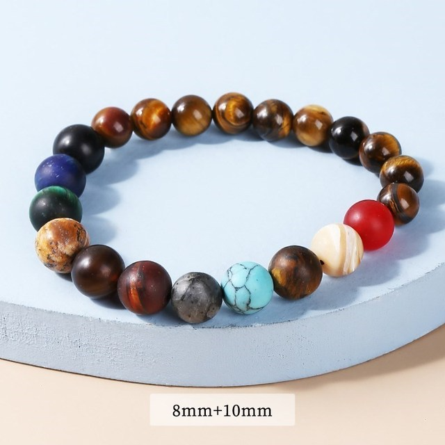 Solar System Bracelet | Aesthetic Beaded Celestial Bracelet