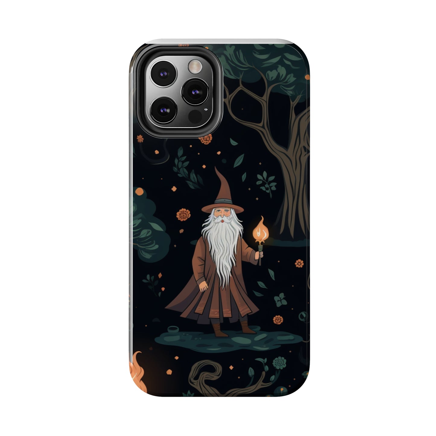 Wizard in the Dark Forest Tough iPhone Cases | Impact-Resistance, Anti-Shock Phone Case and Accessory | Premium Spiritual Design