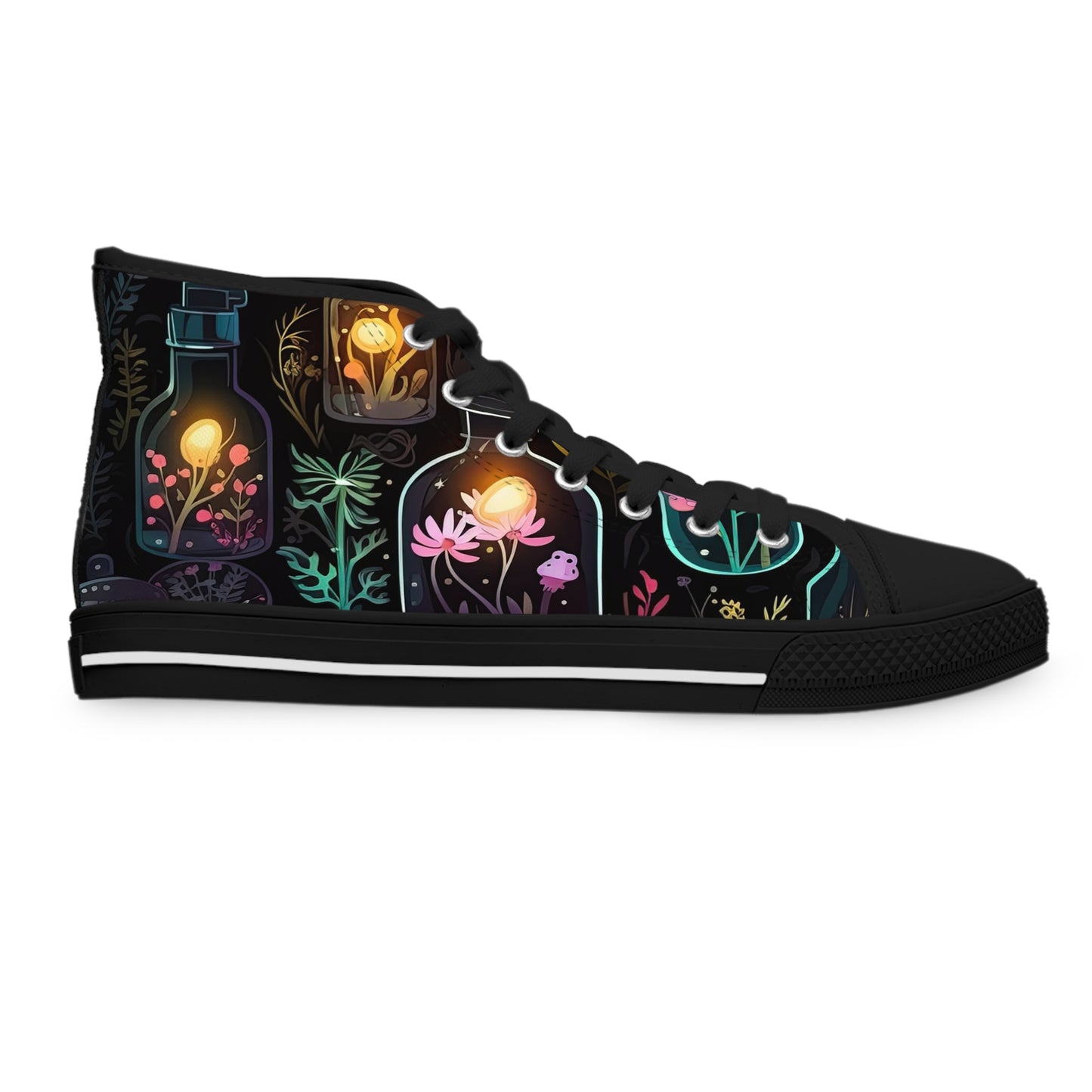 Dark Forest Women's High Top Sneakers | Whimsigoth, Witchy Aesthetic