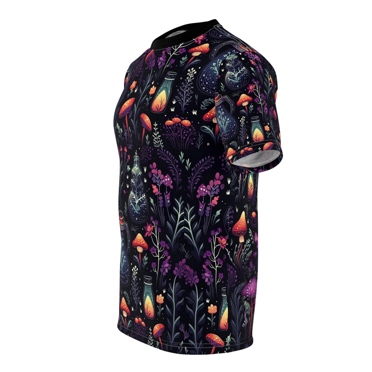 Dark Forest Witchy Unisex Cut & Sew T-Shirt | Women and Men Premium Apparel