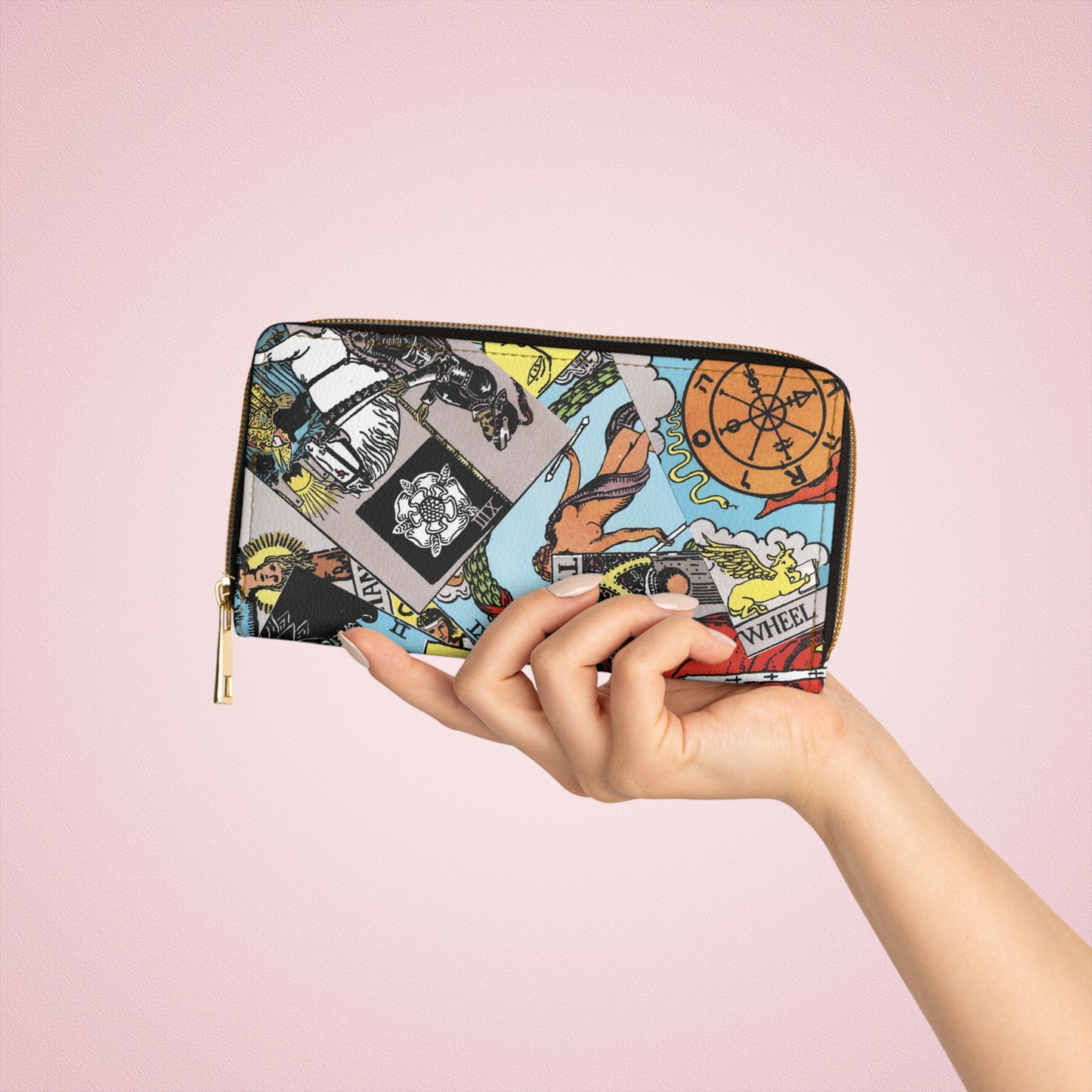 Tarot Card Zipper Wallet | Rider-Waite-Smith Tarot Deck Wallet Design