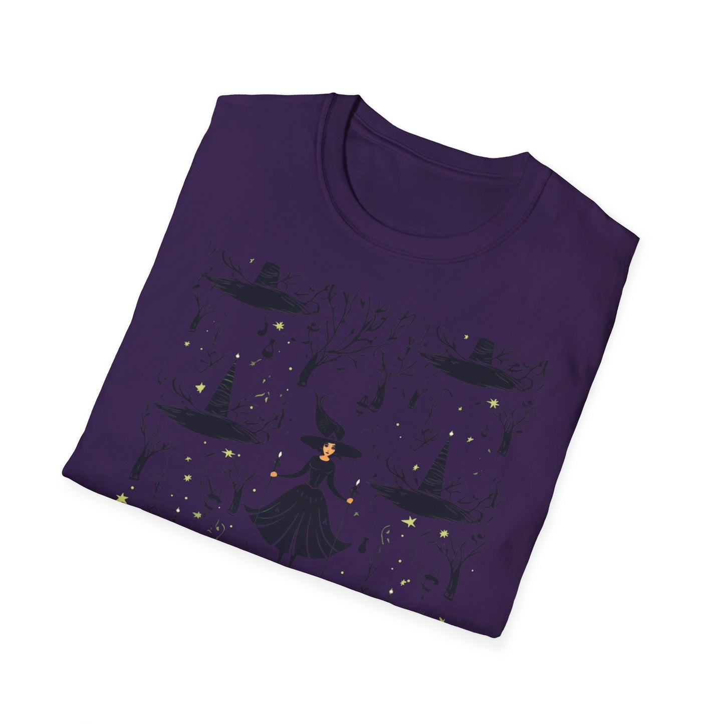Witch in the Dark Forest Unisex Softstyle T-Shirt | Witchy Apparel
