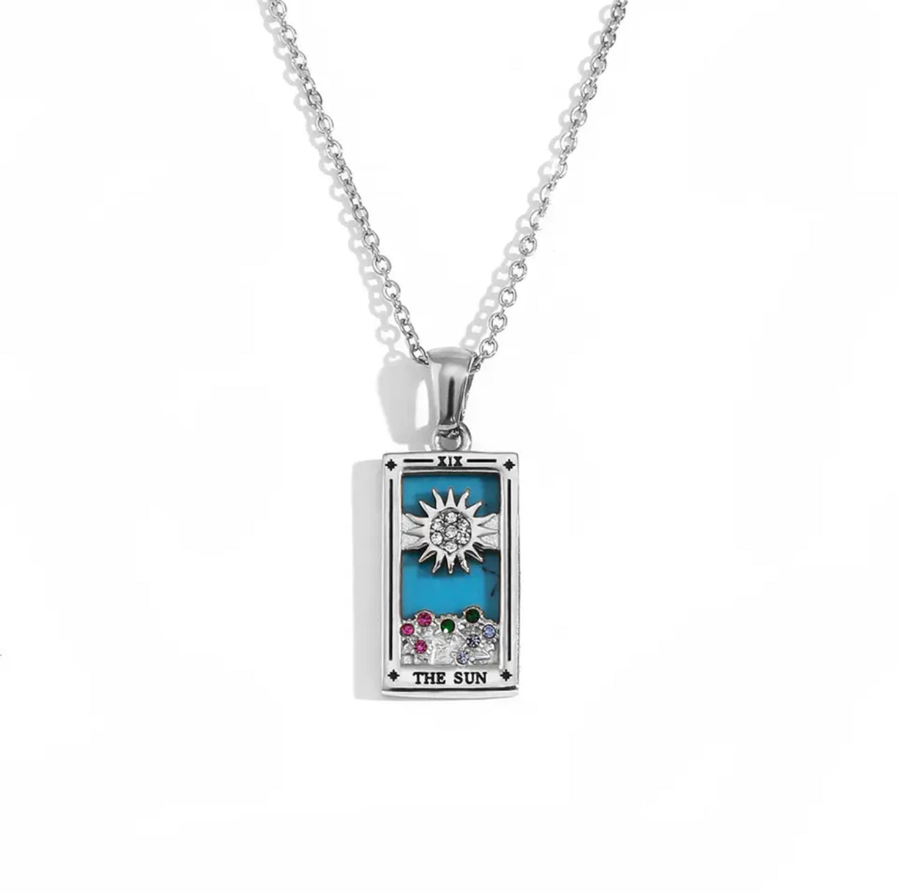 18k Gold Plated Dainty Tarot Card Necklace | Silver / Gold Jewelry