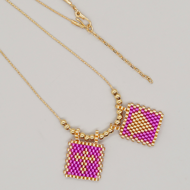 Handmade Beaded Evil Eye Necklace | Stylish Hamsa Spiritual Jewelry