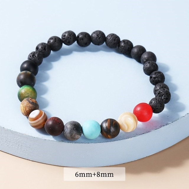 Solar System Bracelet | Aesthetic Beaded Celestial Bracelet